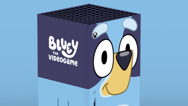 Microsoft Has Made a Unique Bluey Xbox Series X